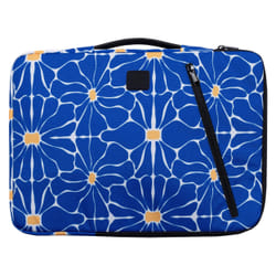 Exacompta Flower 16" Housse Bleu, Blanc