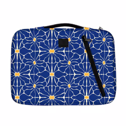 Exacompta Flower 16" Housse Bleu, Blanc