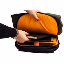 Exacompta 17535E sacoche d'ordinateurs portables Sac à dos Kaki - Vue supplémentaire 6