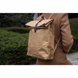Exacompta Eterneco sac à dos City backpack Marron Cuir végan - Vue supplémentaire 6