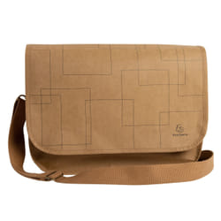 Exacompta Eterneco Cuir végan Marron Unisexe Sac à bandoulière