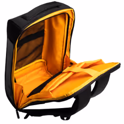 Exacompta Exactive sac à dos Sac à dos de cyclisme Noir Polyester, Polyéthylène téréphtalate recyclé (rPET)