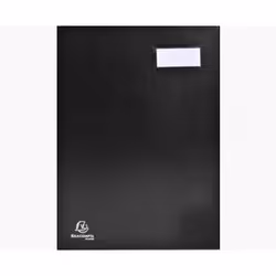 Exacompta 24211E, Porte-documents, A4, Carton, Noir, 240 mm, 320 mm