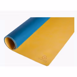 Exacompta Sous-main Souple Pu Bicolore - Turquoise/safran - Nouveauté