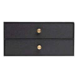 Exacompta 30601E module de classement de bureau Carton, Papier Noir