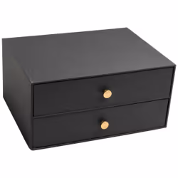Exacompta 30601E module de classement de bureau Carton, Papier Noir