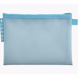 Exacompta Pochette à fermeture éclair en plastique souple Chromaline pastel - A5 - Couleurs assorties, Portefeuille, Couleurs ...