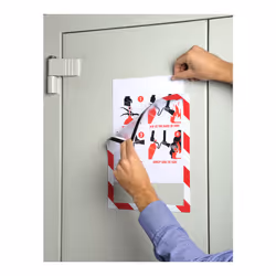 Exacompta 39206E porte-document PVC Rouge, Blanc