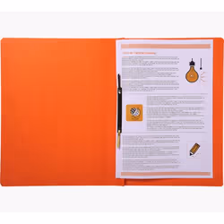 Exacompta 39994E fichier Carton comprimé Orange A4