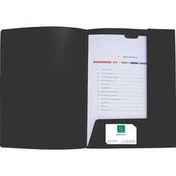 Exacompta 43501E fichier Polypropylène (PP) Noir A4