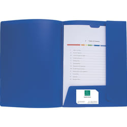 Exacompta 43502E fichier Polypropylène (PP) Bleu A4