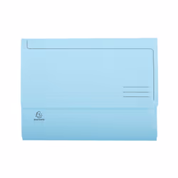 Exacompta 46772E, Porte-documents, A4, Carton, Bleu, 210 g/m², 240 mm