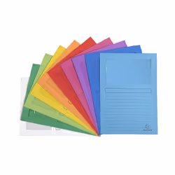 Exacompta 50100E, Porte-documents, A4, Carton, Multicolore, 120 g/m², 220 mm