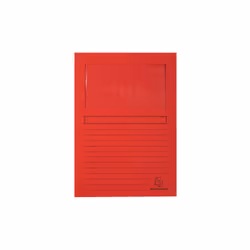 Exacompta 50105E, Porte-documents, A4, Carton, Rouge, 120 g/m², 220 mm
