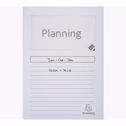 Exacompta 50110E fichier Carton Blanc A4