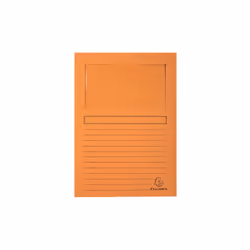 Exacompta 50254E, Porte-documents, A4, Carton, Orange, 120 g/m², 220 mm