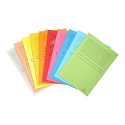 Exacompta SUPER Chemise A4 pour 80 feuilles couleurs assorties (pack de 10)