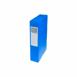 Exacompta Boite de classement Dos 60mm Carte lustrée - A4, Carton, Bleu, A4, Portrait, Papier, 6 cm