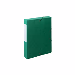 Exacompta Boite de classement Dos 60mm Carte lustrée Scotten, Carton, Vert, A4, Portrait, Papier, 6 cm