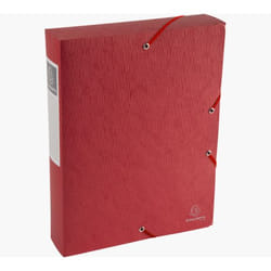 Exacompta 50915E Boîte à archives Carton Rouge