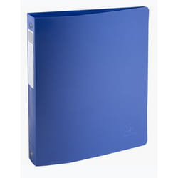 Exacompta Classeur 4 Anneaux 30mm Polypropylène Recyclé Beeblue - A4 Maxi - Bleu Marine - Nouveauté