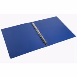 Exacompta Classeur 4 Anneaux 30mm Polypropylène Recyclé Beeblue - A4 Maxi - Bleu Marine - Nouveauté
