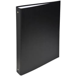 EXACOMPTA - Classeur à anneaux - Dos 40 mm - 21 x 297 - 4 anneaux - Remborde plastique 18/10ème - Couleur noire
