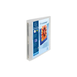 Exacompta 51568E classeur à anneaux A4, A4+ Transparent, Blanc