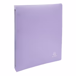 Classeur - A4 + - Polypro - 4 anneaux - Mauve - Chromaline - Exacompta