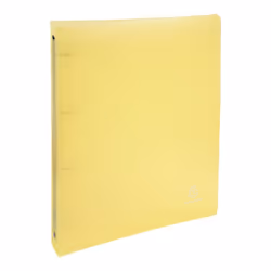 Classeur - A4 + - Polypro - 4 anneaux - Jaune - Chromaline - Exacompta