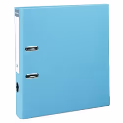 Classeur à levier A4+ dos 5cm bleu clair