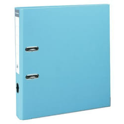 Classeur à levier A4+ dos 5cm bleu clair