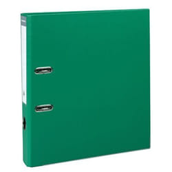 Classeur à levier A4+ dos 5cm vert moyen