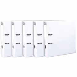 Exacompta Prem'Touch, A4, Anneau en D, Rangement, Carton, Polypropylène (PP), Blanc, 600 feuilles