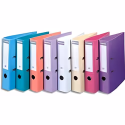 Classeur à levier en PVC dos de 70mm couleur bl…