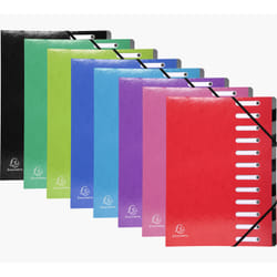 Exacompta 53929E intercalaire de classement Carton Couleurs assorties