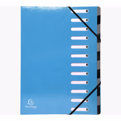 Exacompta 53929E intercalaire de classement Carton Couleurs assorties