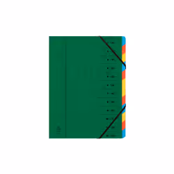 Exacompta 54123E, Vert, A4, 240 mm, 320 mm, 220 g