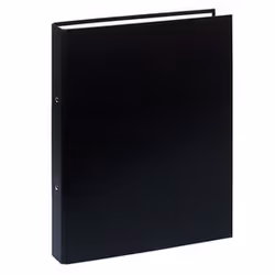 Exacompta 54371E, A4, Anneau rond, Polypropylène (PP), Noir, 275 feuilles, 4 cm