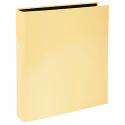 Exacompta Aquarel, A4, Anneau en D, Rangement, Carton, Papier, Jaune, 2,5 cm