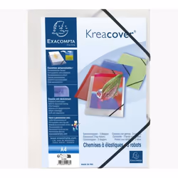 Exacompta 55188E, Porte-documents, A4, Polypropylène (PP), 240 mm, 320 mm, 1 pièce(s)