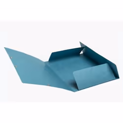 Exacompta Chemise à élastiques 3 rabats carte lustrée 400g/m2 skandi - bleu pacifique - nouveauté
