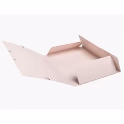 Exacompta Chemise à élastiques 3 rabats carte lustrée 400g/m2 skandi - nude - nouveauté