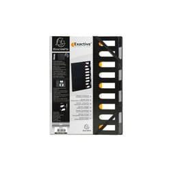 Exacompta 55334E intercalaire de classement Polypropylène (PP) Noir