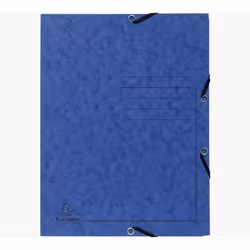 Exacompta 55402E, Dossier de dessin, A4, Carton comprimé, Bleu, Portrait, 250 feuilles