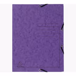 Exacompta 55408E, Dossier de dessin, A4, Carton comprimé, Violet, Portrait, 250 feuilles