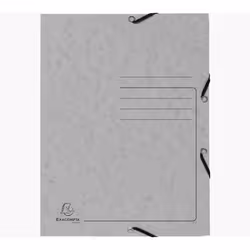 Exacompta 55423E, Dossier de dessin, A4, Carton comprimé, Gris, Portrait, 250 feuilles