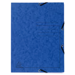 Exacompta 55432E fichier Carton Bleu, Rouge, Jaune A4