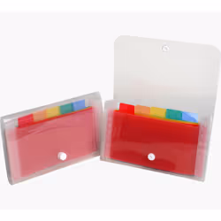 Exacompta 55498E trieur Couleurs assorties Polypropylène (PP)
