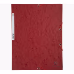Exacompta 55525E, Porte-documents, A4, Carton, Cerise, 400 g/m², 240 mm